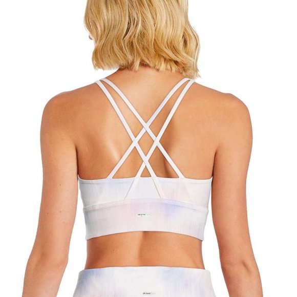 Athletic Works Women's Printed Longline Sports Bra - Picture 2 of 5